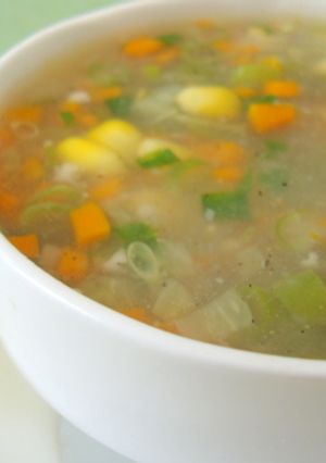 A picture of Veggie Chicken Soup.