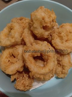 Foto resep Cumi goreng tepung renyah (calamari)