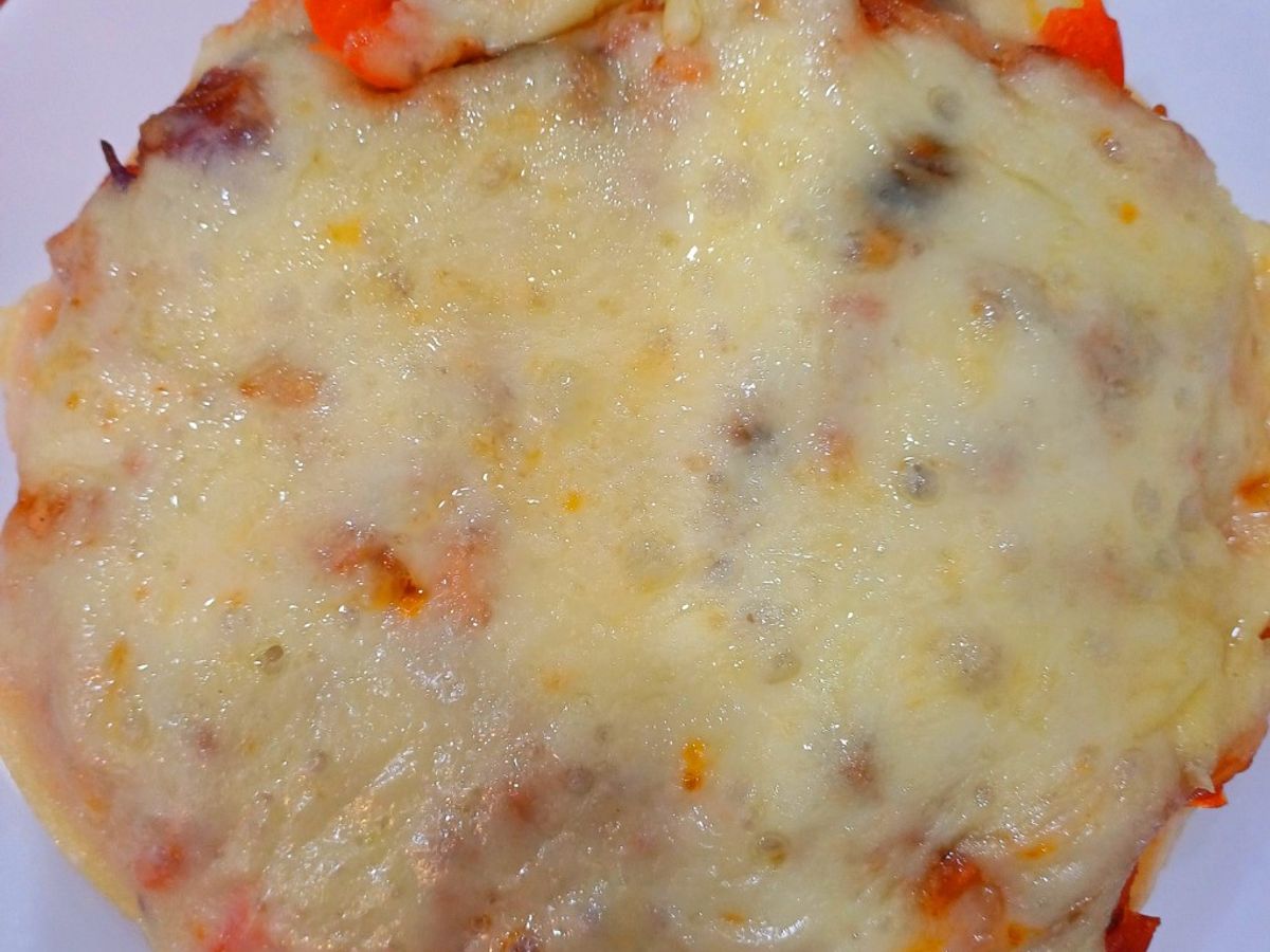 Pizza cá hồi, nấm