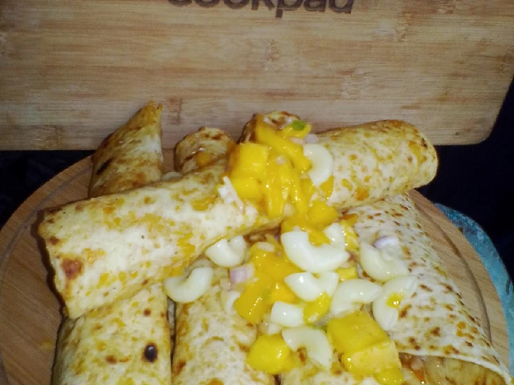 Simple Way Prepare Recipe Kababs Corn Tortillas with Mango Salsa that is Delicious, Delicious}