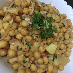 A picture of Chana Chaat.
