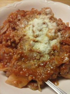 A picture of Unstuffed Cabbage Rolls.