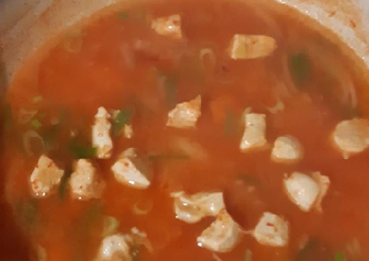 Sup tomat ayam (diet)