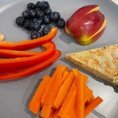 A picture of Rainbow Pick & Mix Lunch Plate.