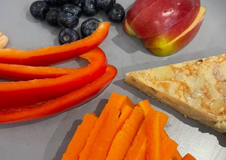 Rainbow Pick &amp; Mix Lunch Plate