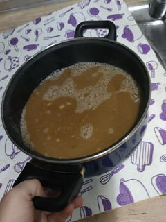 Una foto de Caldo casero