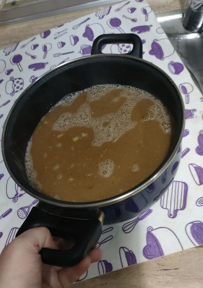 Una foto de Caldo casero