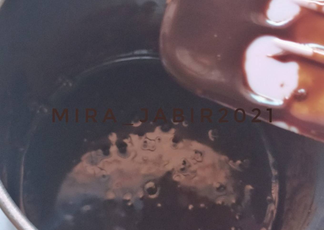 Ganache (bisa utk topping cake atau glaze donat)