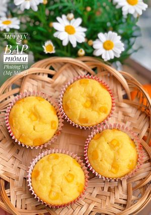 Hình của món Muffin bắp phômai.