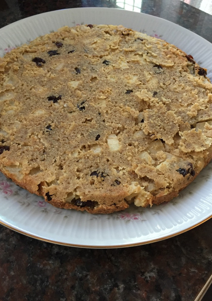 Una foto de Tarta de avena y manzanas