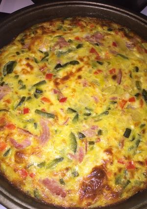 Una foto de Soufflé de Zapallitos, Jamón y Muzzarella 👍🏽✌🏽🤟🏽