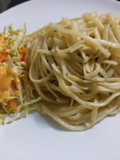 Foto resep Pasta Fetuccine Aglio e olio (Bawang Putih dan Minyak)