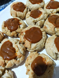 Una foto de Pepas de dulce de leche