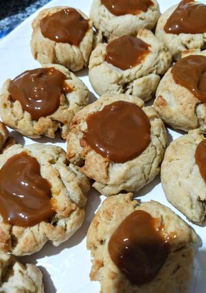 Una foto de Pepas de dulce de leche