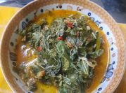 Gambar gulai pucuk ubi ikan teri