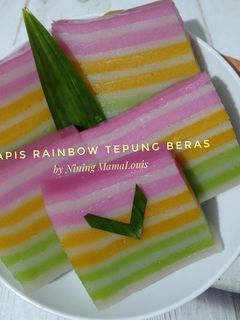 Foto resep Lapis Rainbow Tepung Beras