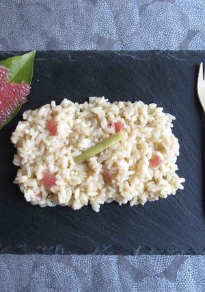 Foto di Risotto con pompelmo rosa e lemongrass