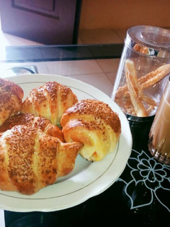 Foto resep Croissant isi Sosis (with danish pastry sheet)