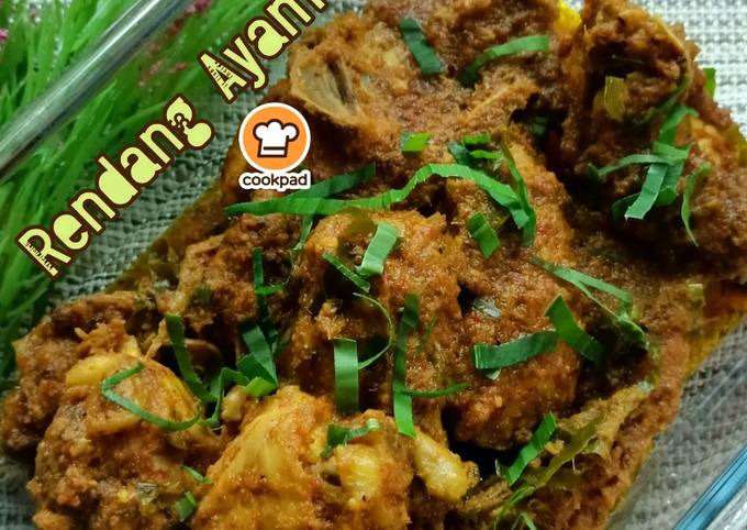 Resipi Rendang Ayam Kampung Oleh Muniroh Annuar Cookpad