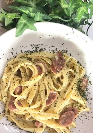 Foto resep Fettucini Carbonara