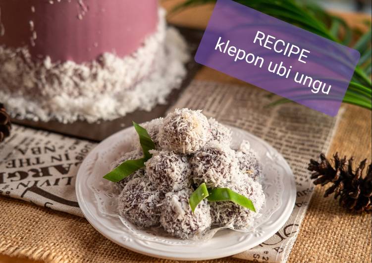 Klepon Ubi Ungu