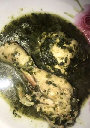 صورة لوصفة الذ ملوخية سهله وسريعه على طريقتي