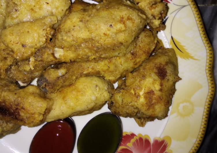 Recipe of Quick Crispy Fried Chicken…💞