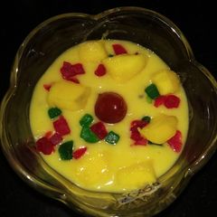 A picture of Mango custard.