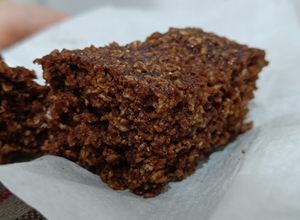 Una foto de Torta de avena y chocolate en microondas 4 minutos "Tengo un amigo"