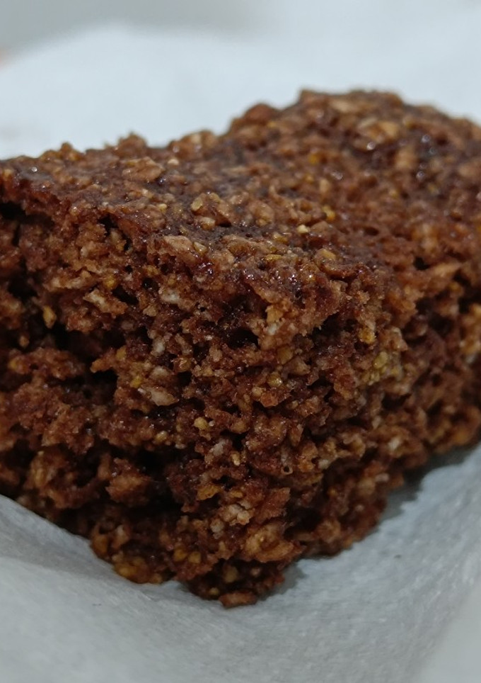 Una foto de Torta de avena y chocolate en microondas 4 minutos "Tengo un amigo"