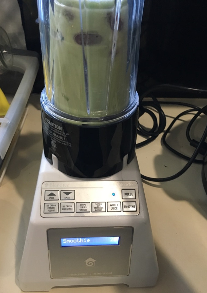 Una foto de Batido Uvas-Espinacas-Manzana Verde (smoothie)