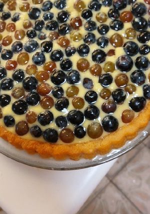 Szöllős gyümölcstorta recept fotója