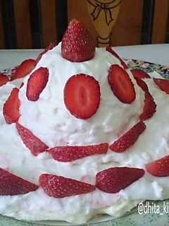 Foto resep Pavlova Strawberry
