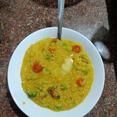 Dalia Khichdi with Carrot, Cabbage & Peas A picture of Dalia Khichdi with Carrot, Cabbage & Peas.