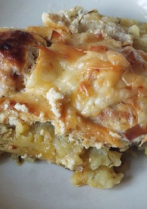 Kapros burgonyapüré fasírttal recept fotója