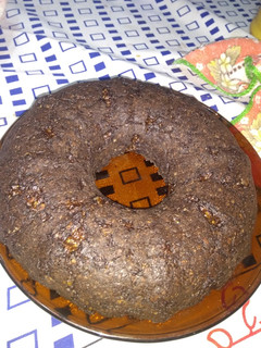 Una foto de Budín de avena y harina de algarroba
