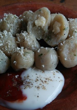 Foto resep Pentol ayam isi keju simple