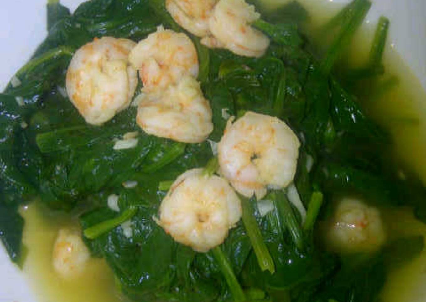 Tumis Sayur Poling (Pocai) Udang