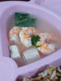 Foto resep Sop udang tahu sawi