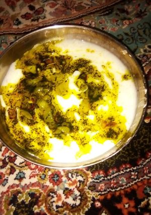 عکسی از دستور آش دوغ