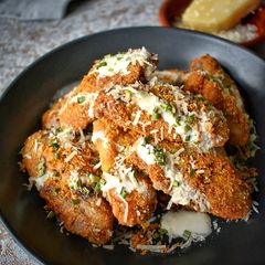 My Ultimate Crispy Parmesan & Garlic Crusted Wings A picture of My Ultimate Crispy Parmesan & Garlic Crusted Wings.
