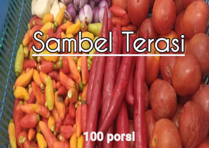 Sambel Terasi Lalapan (untuk 100 Porsi)