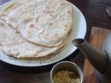Tortilla de grasa en sartén
