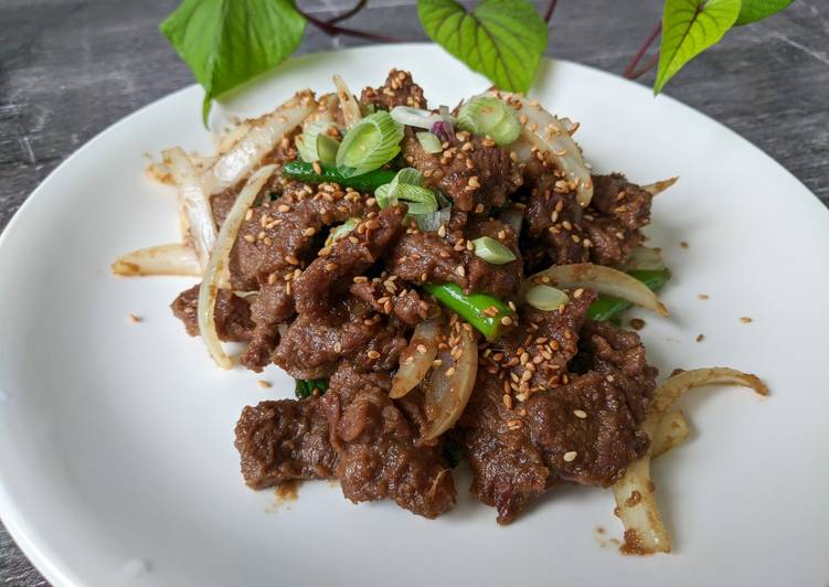 Resep Daging Bulgogi Korea || Korean Grilled Beef, Lezat