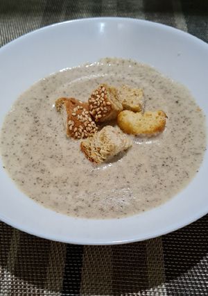 Foto resep Creamy Portobello 🍄 Mushroom Soup