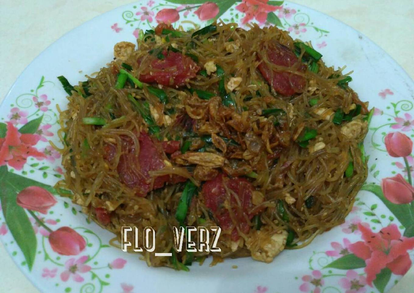 Bihun Goreng Sosis Simple