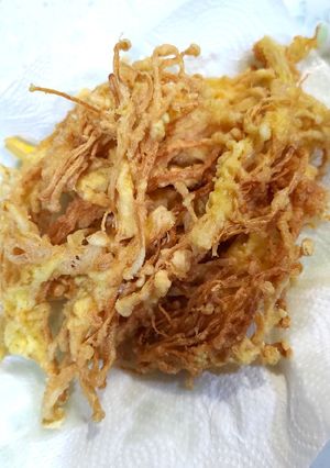 極致省錢の酥炸金針菇 的食譜成品照片