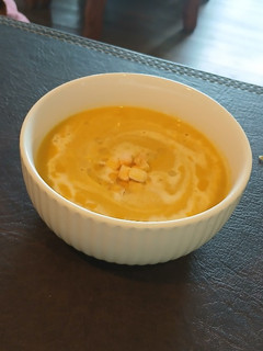 Una foto de Sopa crema de choclo