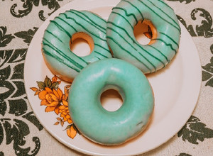 Una foto de Donas al horno en molde