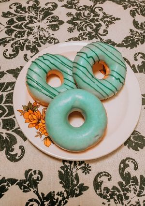 Una foto de Donas al horno en molde